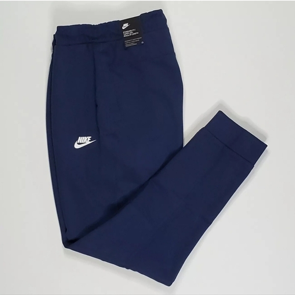 Nike Other - Nike Sportswear Cuffed Fleece Mens Size M Navy Blue Jogger Pants CU4457-410